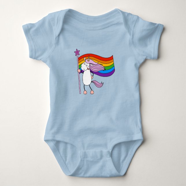 Kärlek har inga begränsningar för enhörning t shirt (Framsida)