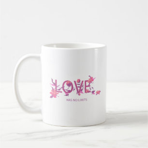 kärlek har inga gränser kaffemugg