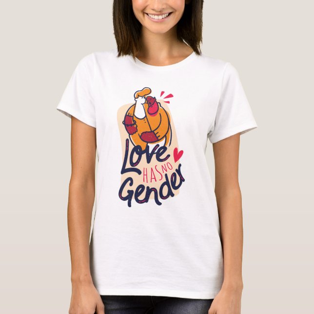 Kärlek har ingen Gender T-Shirt (Framsida)