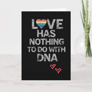 Kärlek har inget med DNA att göra Helgkort