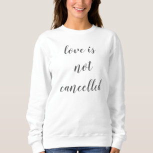 kärlek har inte annullerats enkel purvydesign t shirt