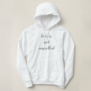 kärlek har inte annullerats enkel purvydesign t shirt