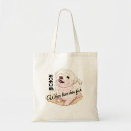 Kärlek har päls Bichon Tygkasse