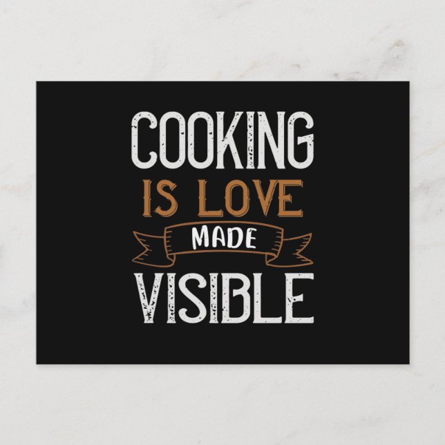 Kärlek har synliggjorts meddelande vykort (Framsida)