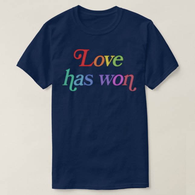 Kärlek har Won LHW 2 T Shirt (Design framsida)