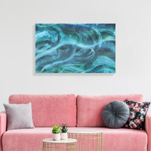 "Kärlek hav" Wrapped Canvas
