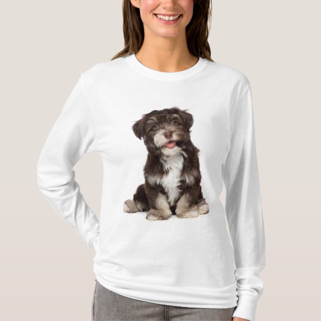 Kärlek Havsungspupy Hund Tee Shirt (Framsida)