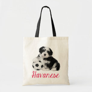 Kärlek Havsungy Puppy Hund Canvas Totebag Tygkasse