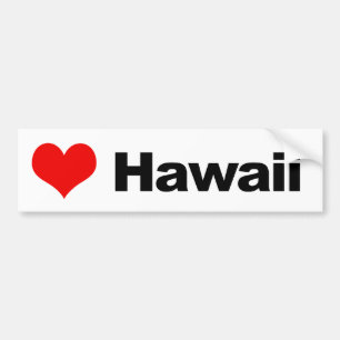 Kärlek Hawaii Bildekal