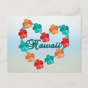 Kärlek Hawaii Vykort
