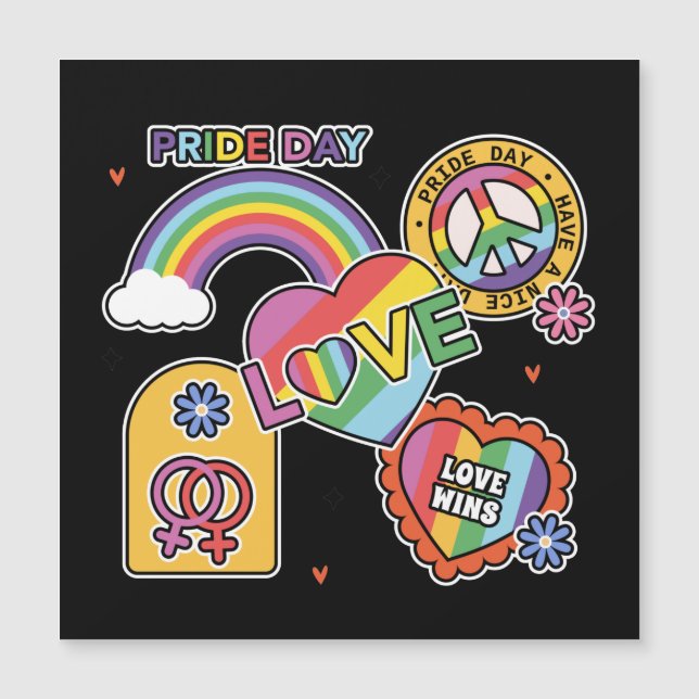 Kärlek. HBT+Pride. Pridets dag. Rainbow kärlek. Ko (Framsida)