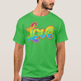 Kärlek HBT-Pride T Shirt