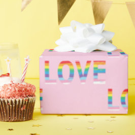 KÄRLEK HBT QIA Rainbow, Pridet Brev Coolan Presentpapper