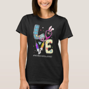 Kärlek Health Care Worker Påsk Day Women Manar T Shirt