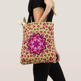 KÄRLEK HEART ARTISTIC GIFT WOMEN, GIRLFRIEND TYGKASSE