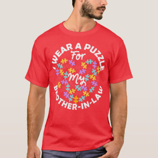Kärlek Heart Autism Awareness I Bära A Puzzle Brot T Shirt