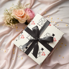 Kärlek Heart Balloon Bröllop par Presentpapper