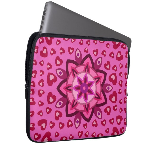 KÄRLEK HEART BOYFRIEND GIRLFRIEND MAKE WIFE GIFT LAPTOP FODRAL (Framsidan Höger)