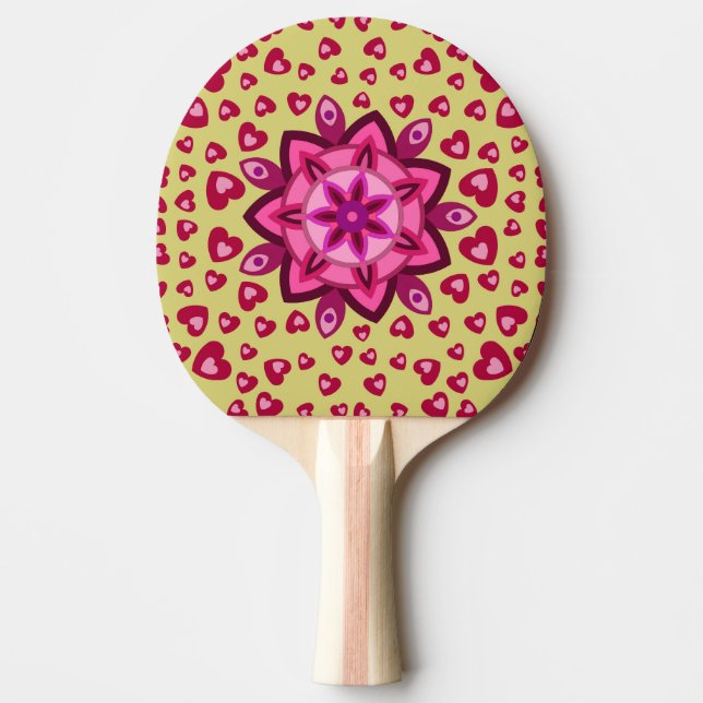 KÄRLEK HEART BOYFRIEND GIRLFRIEND MAKE WIFE GIFT PINGISRACKET (Framsidan)