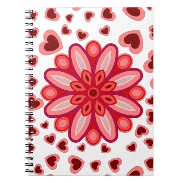 KÄRLEK HEART BOYFRIEND GIRLFRIEND MAKE WIFE NOTEB ANTECKNINGSBOK (Framsidan)