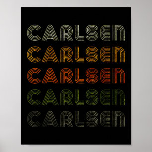 Kärlek Heart Carlsen Tee Grunge Vintage Stil Black Poster