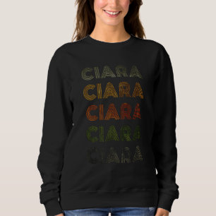 Kärlek Heart Ciara Grungevintage Stil Black Ciara T Shirt