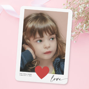 Kärlek Heart Classroom Photo Valentines day Card Tack Kort