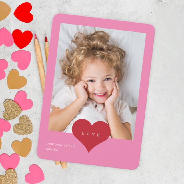 Kärlek Heart Classroom Photo Valentines day Tack (Skapare uppladdad)