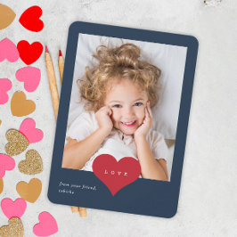 Kärlek Heart Classroom Photo Valentines day Tack Kort
