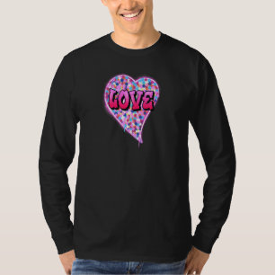 Kärlek Heart-grafik för alla hjärtans dag T Shirt