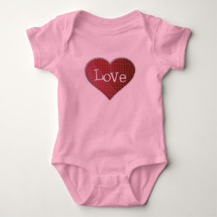Kärlek Heart Infant Creeper T-shirt