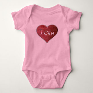 Kärlek Heart Infant Creeper T-shirt