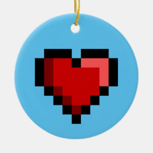 Kärlek Heart Julgransprydnad Keramik