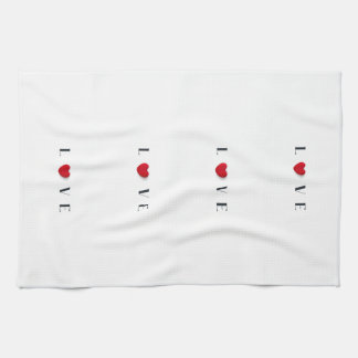 Kärlek Heart Kitchen Towel Kökshandduk