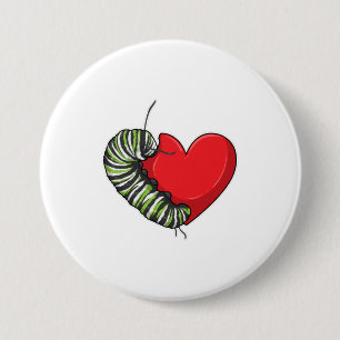 Kärlek Heart Knapp
