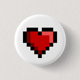 Kärlek Heart Knapp