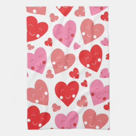 Kärlek Heart Kökshandduk