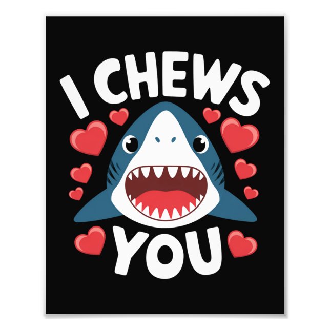 Kärlek Heart Leopard Cute Valentine Day Fototryck (Framsidan)