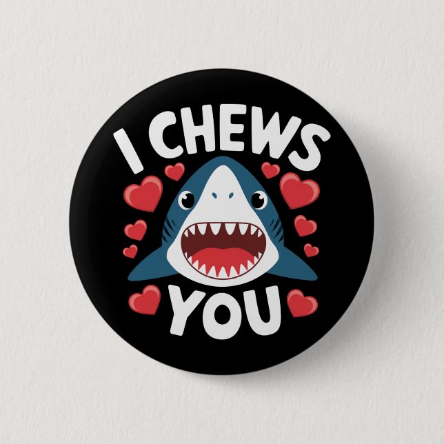 Kärlek Heart Leopard Cute Valentine Day Knapp (Framsida)