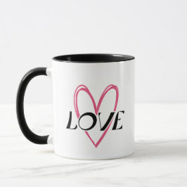 Kärlek Heart Mugg