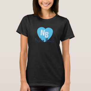Kärlek Heart Nb Neapel Beach Fl Kärlek Neaples Flo T Shirt