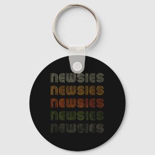 Kärlek Heart Newsies Tee Grunge Vintage Stil Black Nyckelring