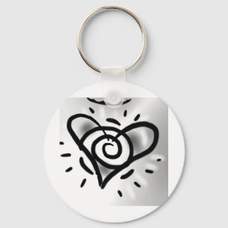 Kärlek Heart Nyckelring