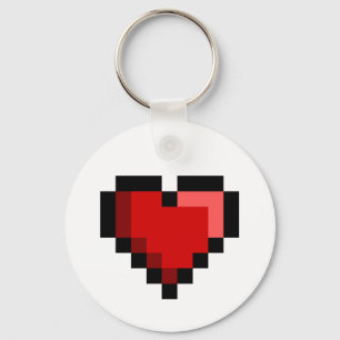 Kärlek Heart Nyckelring