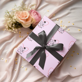 Kärlek Heart par Bröllop Presentpapper