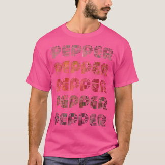 Kärlek Heart Pepper Grunge Black Pepper T Shirt