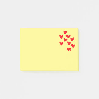 Kärlek Heart Post it Notes Post-it Block