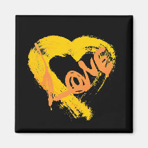 Kärlek Heart Pumpkin Spoices Magnet