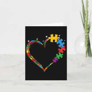 Kärlek Heart Puzzle Biet Manar Women Kids Autism A Kort