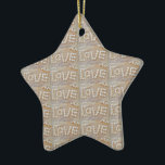 Kärlek Heart Sea Snäcka Beach Hearts Seashells Som Julgransprydnad Keramik<br><div class="desc">Kärlek Heart Sea Snäcka Beach Hearts Seashells Sommar</div>